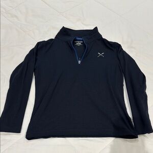 Crewcuts Black Long Sleeve Quarter-Zip Top